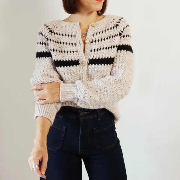 Cardigan SIA. Patron de crochet