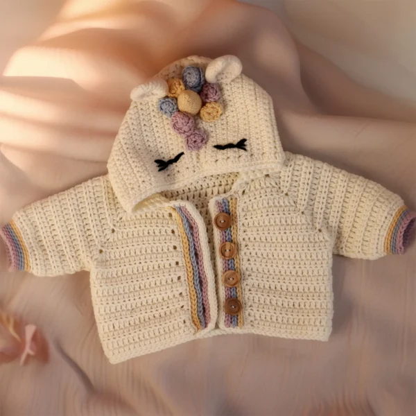 Patron de crochet. Cardigan JOY. Showoomcrochet