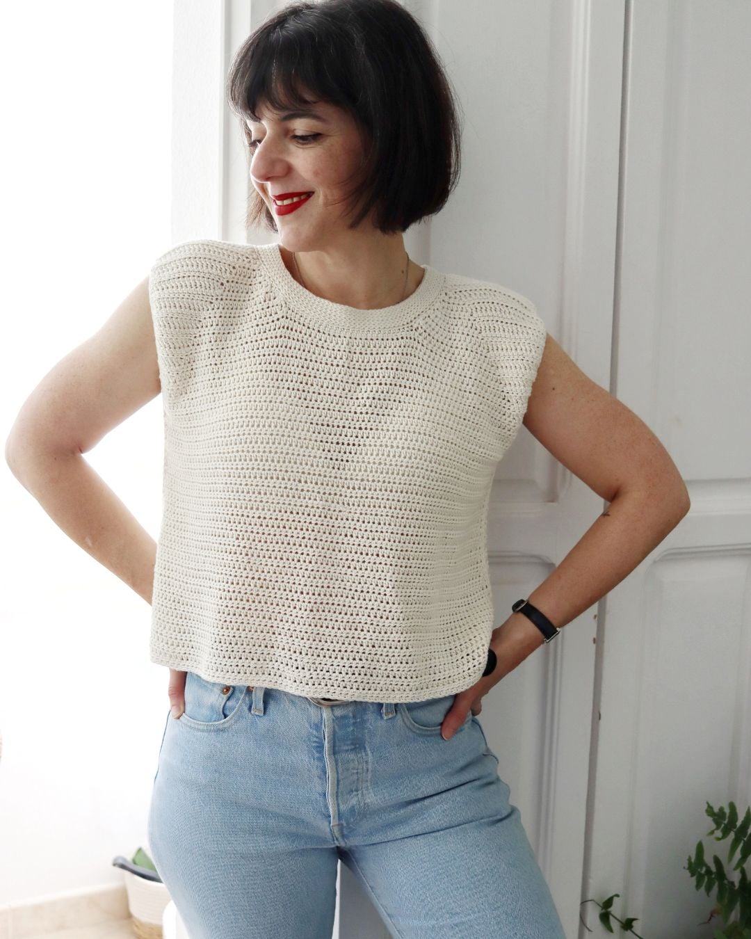 Patron de crochet. Camiseta Uma