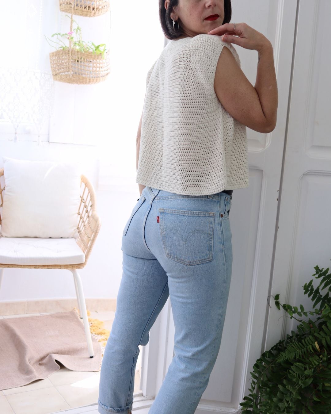 Patron de crochet. Camiseta Uma