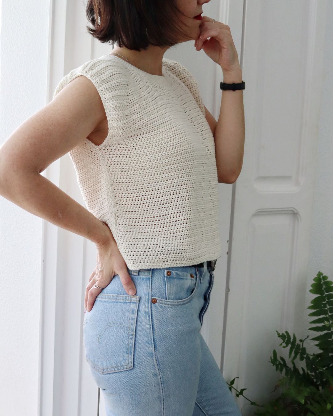Patron de crochet. Camiseta Uma